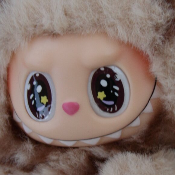 Custom Labubu Inspired The Monsters Tan Tabby Plush Pendant - Picture 3 of 6